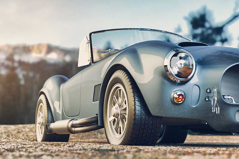 Icône / illustration – Assurance véhicule de collection